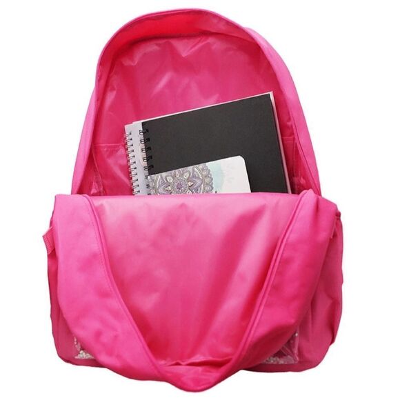 New NWT Office Depot Girls Pink Roller Skate School Backpack & Lunch Box Set - Picture 3 of 11